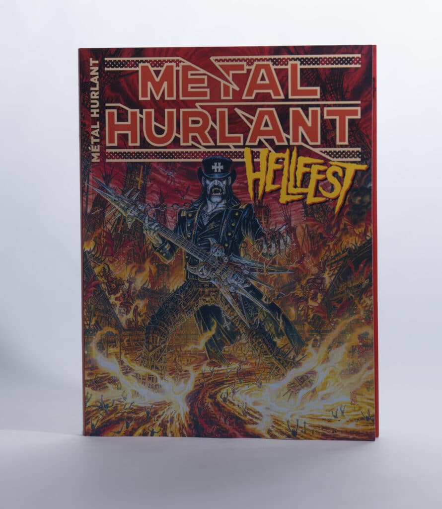 Métal Hurlant numéro spécial Hellfest, une odyssée entre science-fiction et métal. Photo : Philippe Lim