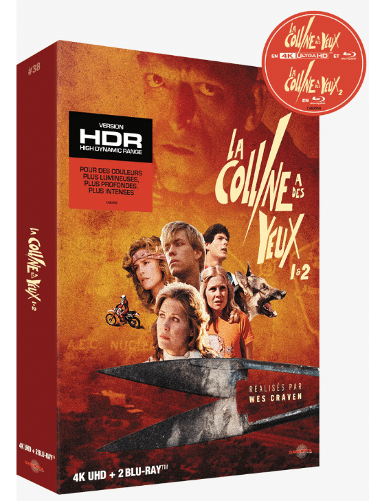 La Colline a des yeux 1 & 2 de Wes Craven. Coffret édition limitée proposé par Carlotta Films